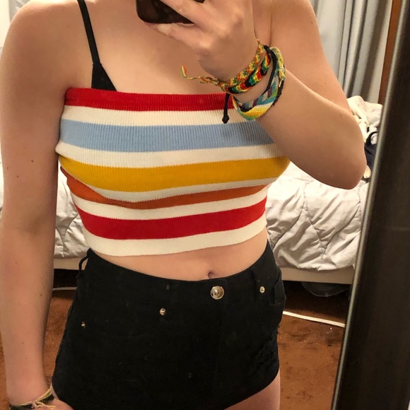 Striped Tube Top - Picture 2 of 2